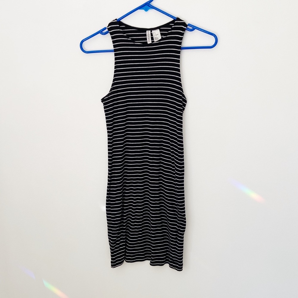 Black and white striped dress from H&M